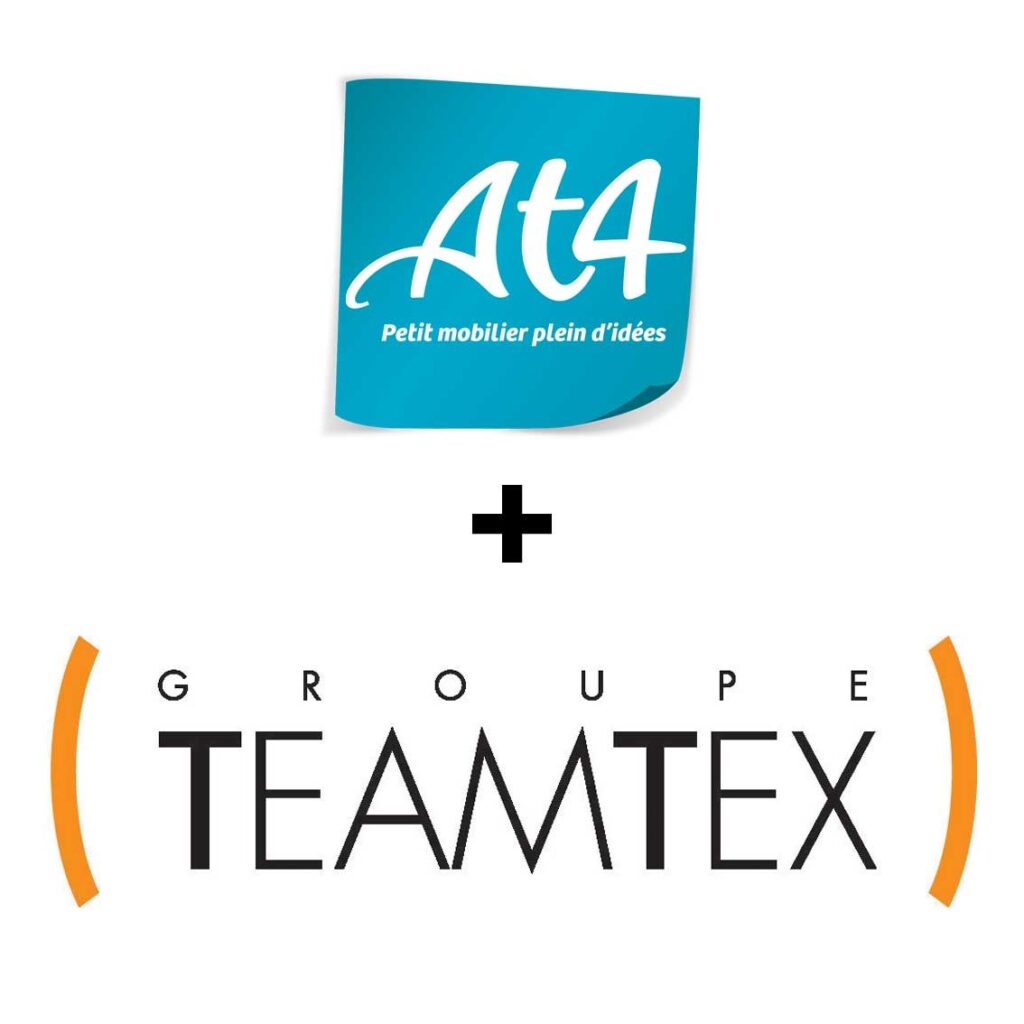 AT4 petit mobilier plein d’idées rejoint le Groupe Team Tex !