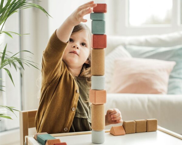 Coffret 20 blocs de construction en liège de KORKO - Jeux pour bébé - Liège