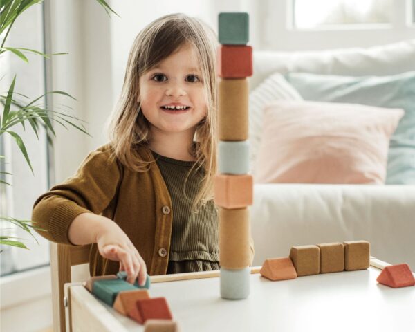 Coffret 20 blocs de construction en liège de KORKO - Jeux pour bébé - Liège