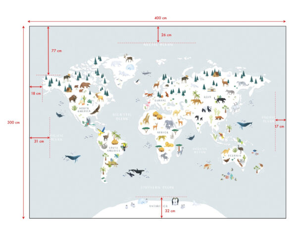 Papier peint panoramique LIVING EARTH XL de Lilipinso - Papiers peints