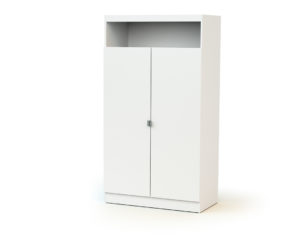 CARNAVAL White Wardrobe - Wardrobes - White - Melamine particleboard