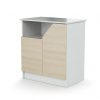CARNAVAL Birch Decor Changing Table - with doors - Birch decor - Melamine particleboard