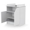 CARNAVAL White Changing Table - with doors - Melamine particleboard