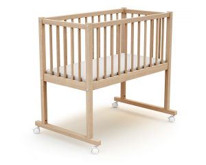 ESSENTIEL Raw Beech Crib - Easy-to-use cribs - Raw beech - Solid beech and high-density fibreboard.