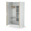 CARROUSEL White and Beech Wardrobe - Wardrobes - White and Beech - Solid beech and particleboard.