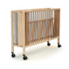 CONFORT Folding Varnished Beech Cot - Folding playpens - Clear-lacquered Beech - Solid beech.