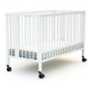 CONFORT Folding White Cot - Folding playpens - White - Solid beech.