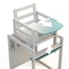 CUBE High Chair - Convertible chairs - White - Solid beech and high-density fibreboard.