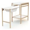ESSENTIEL Varnished Beech Changing Table with Baby Bath - Changing table with baby bath - Clear-lacquered Beech - Solid beech and high-density fibreboard.