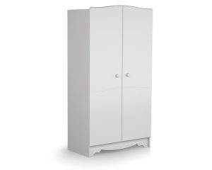 MARELLE White Wardrobe - Wardrobes - High-density fibreboard and particleboard.