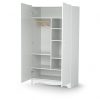 MARELLE White Wardrobe - Wardrobes - White - High-density fibreboard and particleboard.