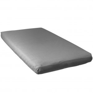 Fitted Grey 40 x 80 cm Sheet - For 40 x 80 cm crib - Grey - 100% Cotton