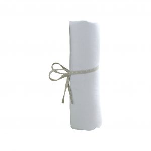 Drap Housse 70x140cm Blanc - Accessoires - 100% Coton