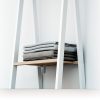 ESSENTIEL White and Beech Clothing Rack - Storage - White and Beech - Solid beech.
