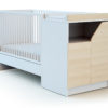 CARNAVAL Birch Convertible Bedroom Set - With doors - Solid beech and melamine particleboard.
