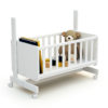 CONFORT White Co-Sleeping Crib - Co-sleeping cribs - White - Solid beech and high-density fibreboard.