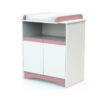 COTILLON White and Pink Complete Bedroom Set - Cotillon White and Pink - White and Pink - Solid beech, high-density fibreboard and particleboard.