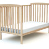 CONFORT Varnished Beech Cot 70 x 140 cm - unclassified