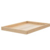 CONFORT Varnished Beech Extra Shelf - Easy-to-use tables - Clear-lacquered Beech - High-density melaminated fibreboard.