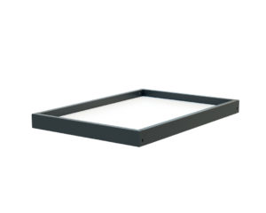 CONFORT Graphite Grey Extra Shelf - Easy-to-use tables - Graphite Grey - High-density melaminated fibreboard.