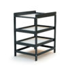CONFORT Graphite Grey Extra Shelf - Easy-to-use tables - Graphite Grey - High-density melaminated fibreboard.