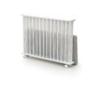 WEBABY Large Folding White and Grey Playpen - Folding playpens - White - Solid beech, PVC and particleboard.