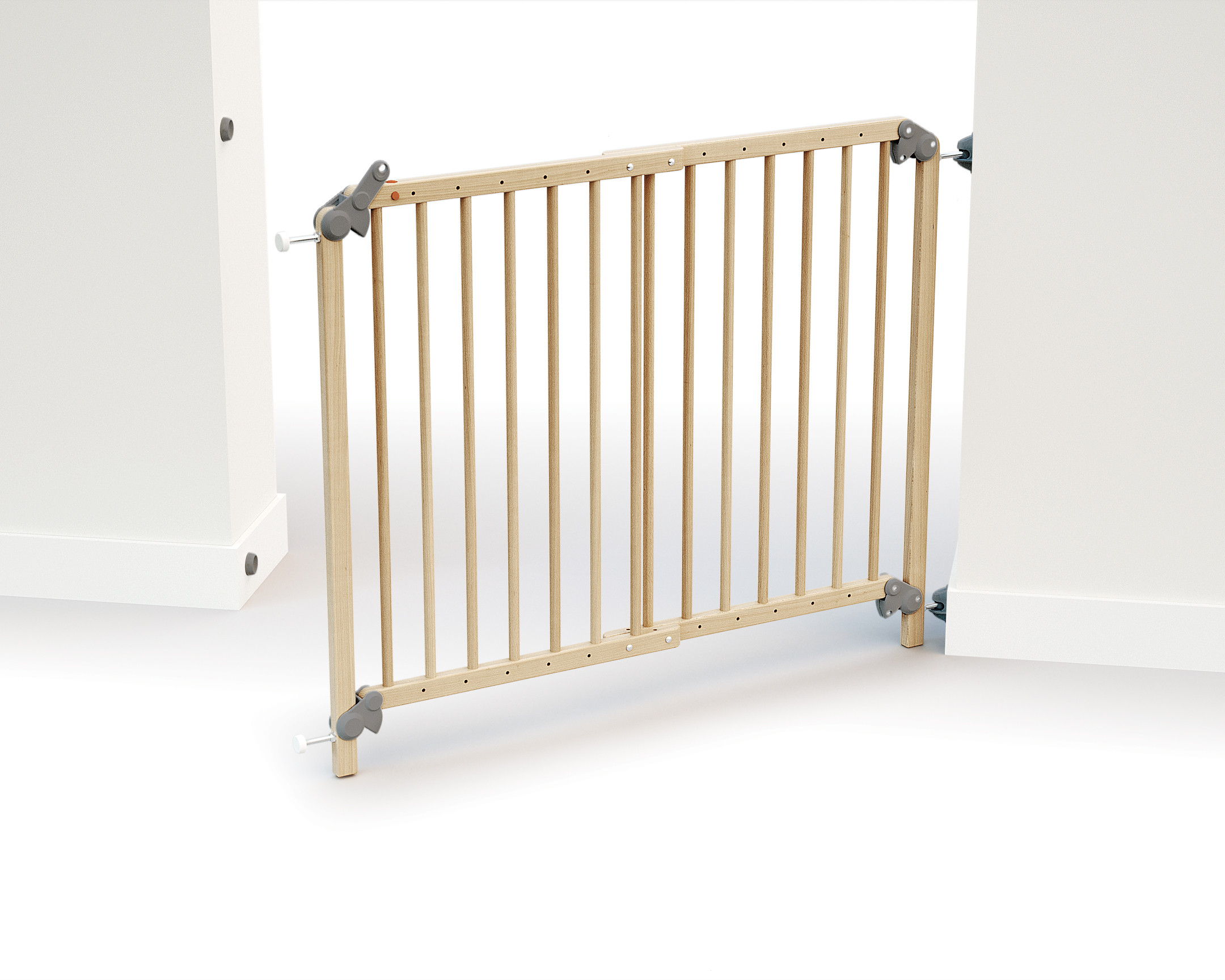 Barrière d'escalier extensible de 0 à 140 cm, barrière de porte