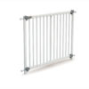 WEBABY Expandable White & Grey Safety Gate - Expandable - White - Solid beech.