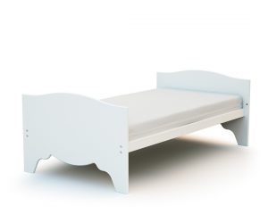MARELLE XL Convertible Cot - Modular - White - Varnished solid beech and high-density fibreboard.