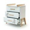 CANAILLE Disney Winnie-the-Pooh Changing Chest - Canaille Winnie - White and Beech - Solid beech, high-density fibreboard and particleboard.