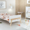 CANAILLE large Winnie-the-Pooh bedroom set 3 drawers - Canaille Winnie - White and Beech - Solid beech, varnished high-density fibreboard and melamine particleboard.