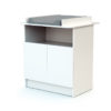 WEBABY 2-piece set - with doors - Solid beech, varnished high-density fibreboard and melamine particleboard.