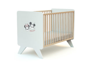 DISNEY Happy Days Mickey 2-piece nursery set - Happy Days - White and Beech - Solid beech, high-density fibreboard and particleboard.