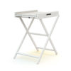ESSENTIEL White Folding Changing Table - Folding or Wall-Mounted Tables - White - Solid beech and melamine particleboard.