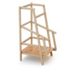 ESSENTIEL varnished beech learning tower - Learning towers - Clear-lacquered Beech - Solid beech.