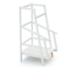 ESSENTIEL white learning tower - Learning towers - White - Solid beech.