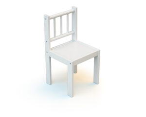 WEBABY children’s chair - Decorative Accessories - White - Solid beech and particleboard.