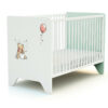 DISNEY Exploring Winnie white and aqua nursery set - Exploring - White and Light Green - Solid beech, high-density fibreboard and particleboard.