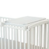 ESSENTIEL White Adjustable Changing Tray - Changing tables - White - Solid beech and high-density fibreboard.