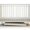 ESSENTIEL White Adjustable Changing Tray - Changing tables - White - Solid beech and high-density fibreboard.