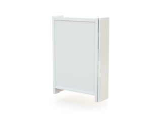 ESSENTIEL white wall-mounted changing table with changing mat - Folding or Wall-Mounted Tables - White - Solid beech and high-density fibreboard.