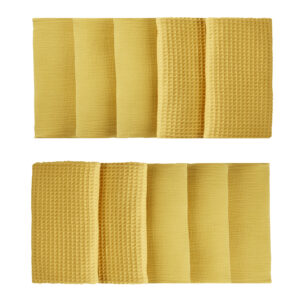 Tour de lit MIX & MATCH moutarde de BB&Co - Moutarde - 100% coton. Garnissage 100% polyester.