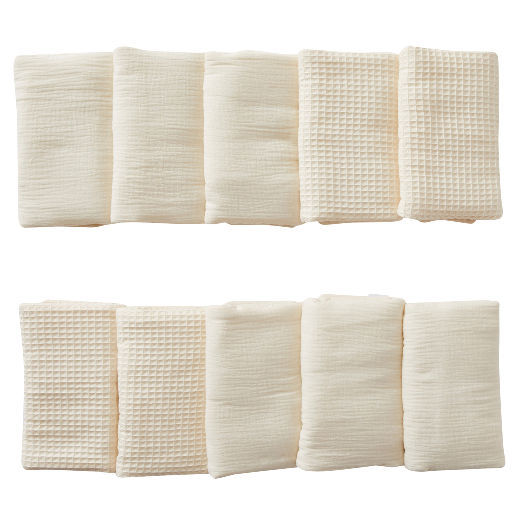 Tour de lit MIX & MATCH mousse de lait de BB&Co - Accessoires - 100% coton. Garnissage 100% polyester.