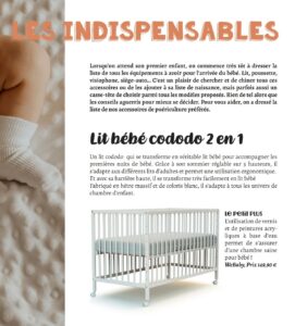 Nouveau lit bébé-cododo webaby dans family plus